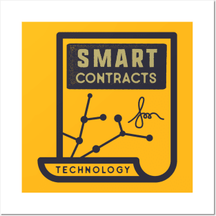 Smart Contract Technology Posters and Art